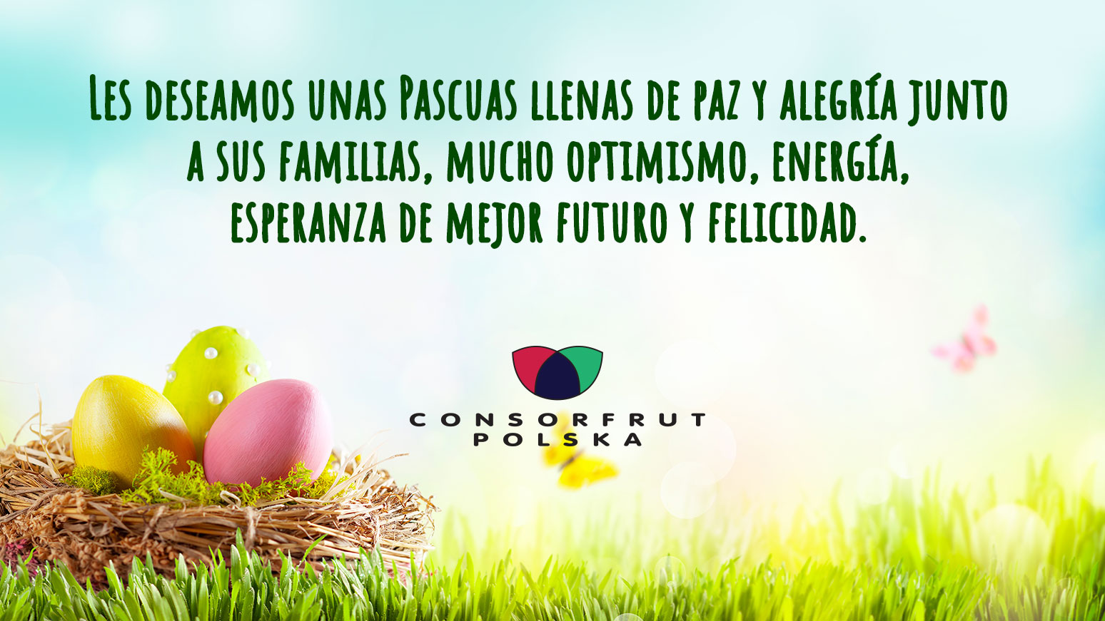 Les deseamos unas Pascuas llenas de paz y alegría junto a sus familias